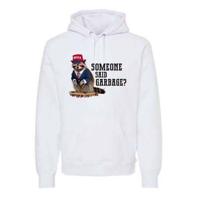 Trump’S Supporters Are Garbage Joe Biden Republican Raccoon Premium Hoodie