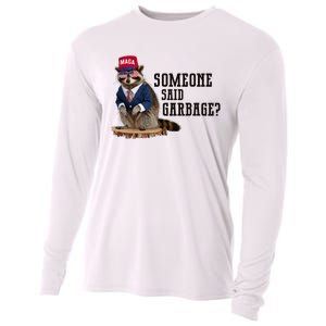 Trump’S Supporters Are Garbage Joe Biden Republican Raccoon Cooling Performance Long Sleeve Crew