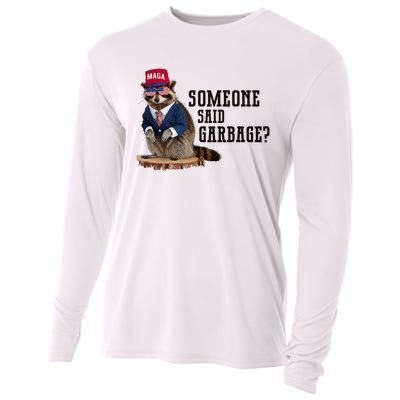 Trump’S Supporters Are Garbage Joe Biden Republican Raccoon Cooling Performance Long Sleeve Crew