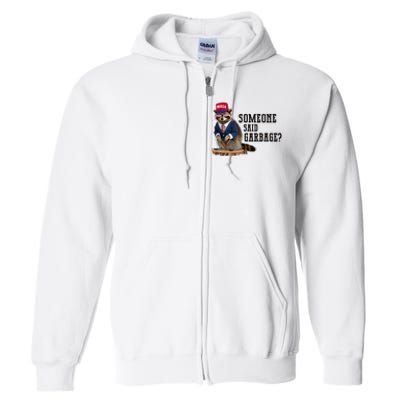 Trump’S Supporters Are Garbage Joe Biden Republican Raccoon Full Zip Hoodie