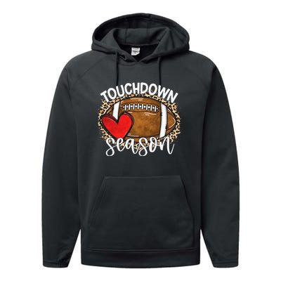 Touchdown Season American Football Game Day Thanksgiving Performance Fleece Hoodie