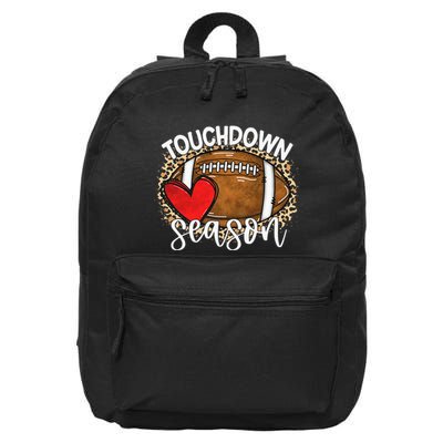 Touchdown Season American Football Game Day Thanksgiving 16 in Basic Backpack