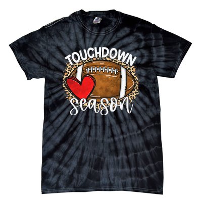 Touchdown Season American Football Game Day Thanksgiving Tie-Dye T-Shirt