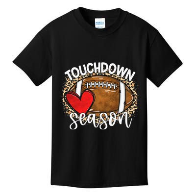 Touchdown Season American Football Game Day Thanksgiving Kids T-Shirt