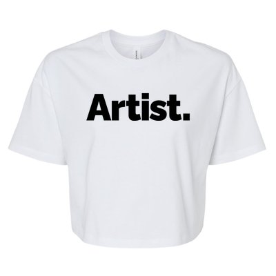 That Says Artist Gift Bella+Canvas Jersey Crop Tee