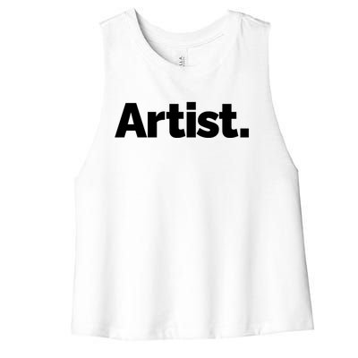 That Says Artist Gift Women's Racerback Cropped Tank