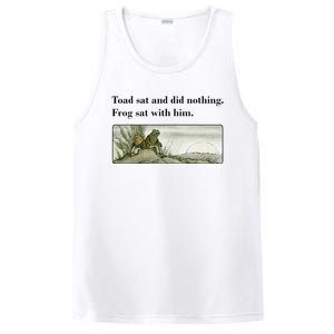 Toad Sat And Did Nothing Frog Sat With Him Apparel PosiCharge Competitor Tank