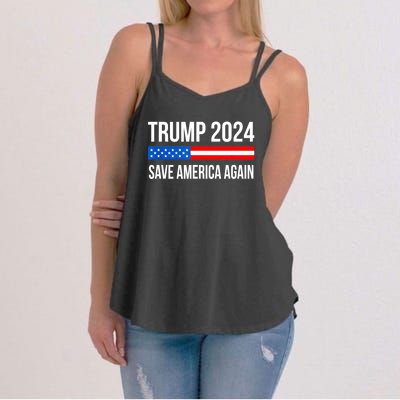 Trump Save America 2024 Women's Strappy Tank