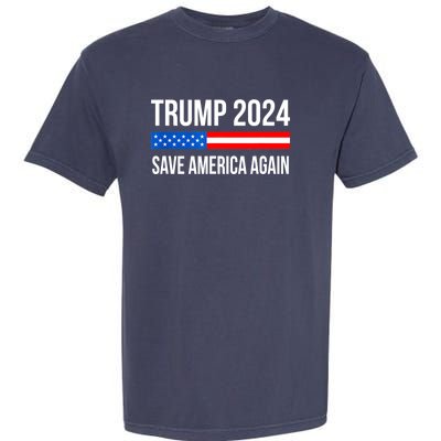 Trump Save America 2024 Garment-Dyed Heavyweight T-Shirt