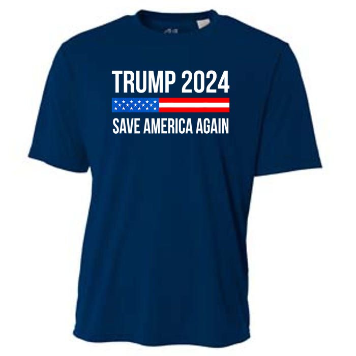 Trump Save America 2024 Cooling Performance Crew T-Shirt