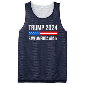 Trump Save America 2024 Mesh Reversible Basketball Jersey Tank