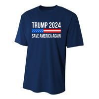 Trump Save America 2024 Performance Sprint T-Shirt