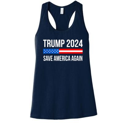 Trump Save America 2024 Women's Racerback Tank