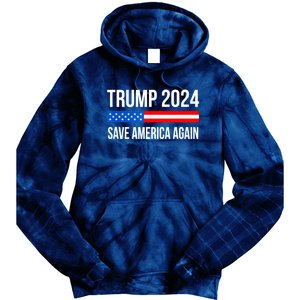 Trump Save America 2024 Tie Dye Hoodie