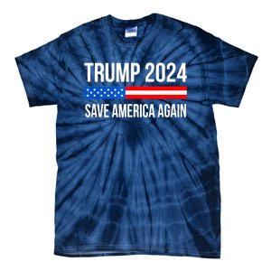 Trump Save America 2024 Tie-Dye T-Shirt