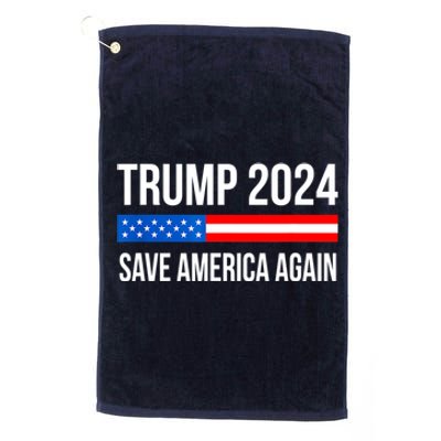 Trump Save America 2024 Platinum Collection Golf Towel