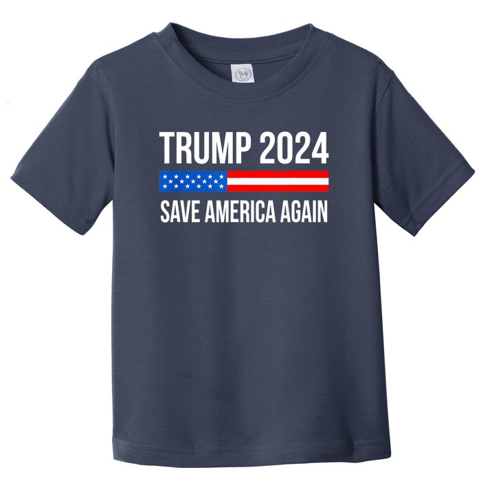 Trump Save America 2024 Toddler T-Shirt