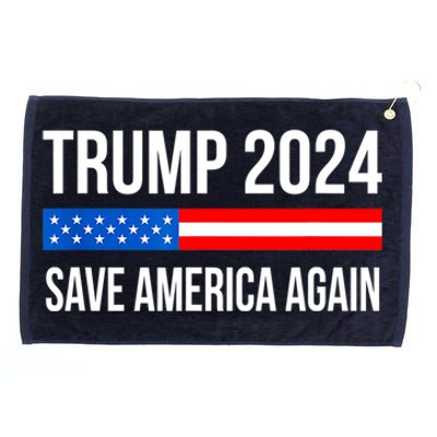 Trump Save America 2024 Grommeted Golf Towel