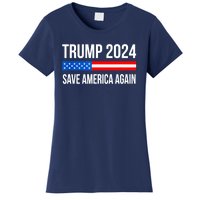 Trump Save America 2024 Women's T-Shirt