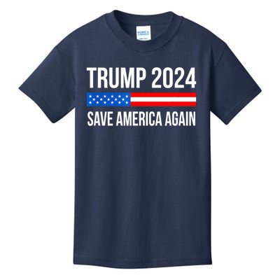 Trump Save America 2024 Kids T-Shirt