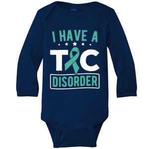 Tourette Syndrome Awareness Ticcing Tourette Syndrome Great Gift Baby Long Sleeve Bodysuit