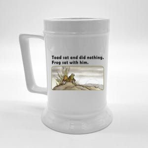 Toad Sat And Did Nothing Frog Toad Book Lover Gift Beer Stein