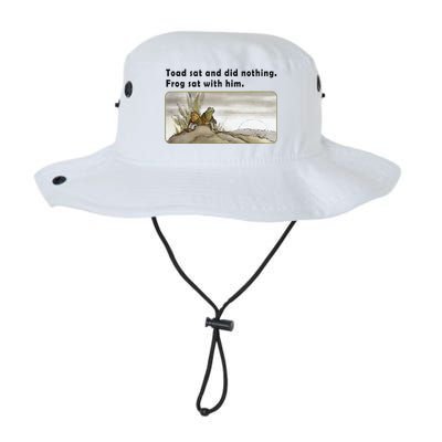 Toad Sat And Did Nothing Frog Toad Book Lover Gift Legacy Cool Fit Booney Bucket Hat