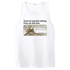 Toad Sat And Did Nothing Frog Toad Book Lover Gift PosiCharge Competitor Tank