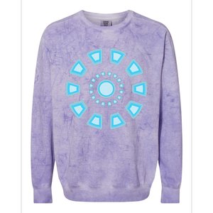 Tony Stark Arc Reactor Colorblast Crewneck Sweatshirt