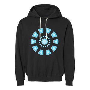 Tony Stark Arc Reactor Garment-Dyed Fleece Hoodie