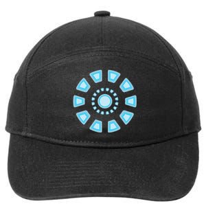 Tony Stark Arc Reactor 7-Panel Snapback Hat