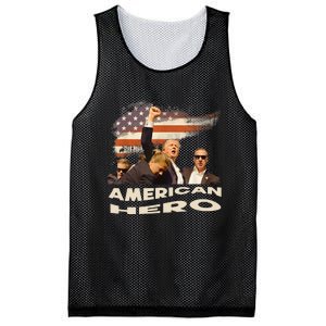 Trump Shot Assassination Attempt American Hero Fist Raised Mesh Reversible Basketball Jersey Tank