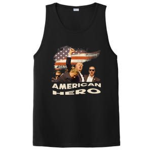 Trump Shot Assassination Attempt American Hero Fist Raised PosiCharge Competitor Tank