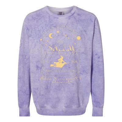 The Salem Apothecary Est 1626 Massachusetts Halloween Colorblast Crewneck Sweatshirt