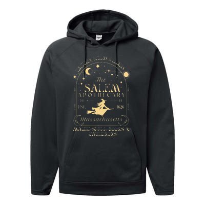 The Salem Apothecary Est 1626 Massachusetts Halloween Performance Fleece Hoodie