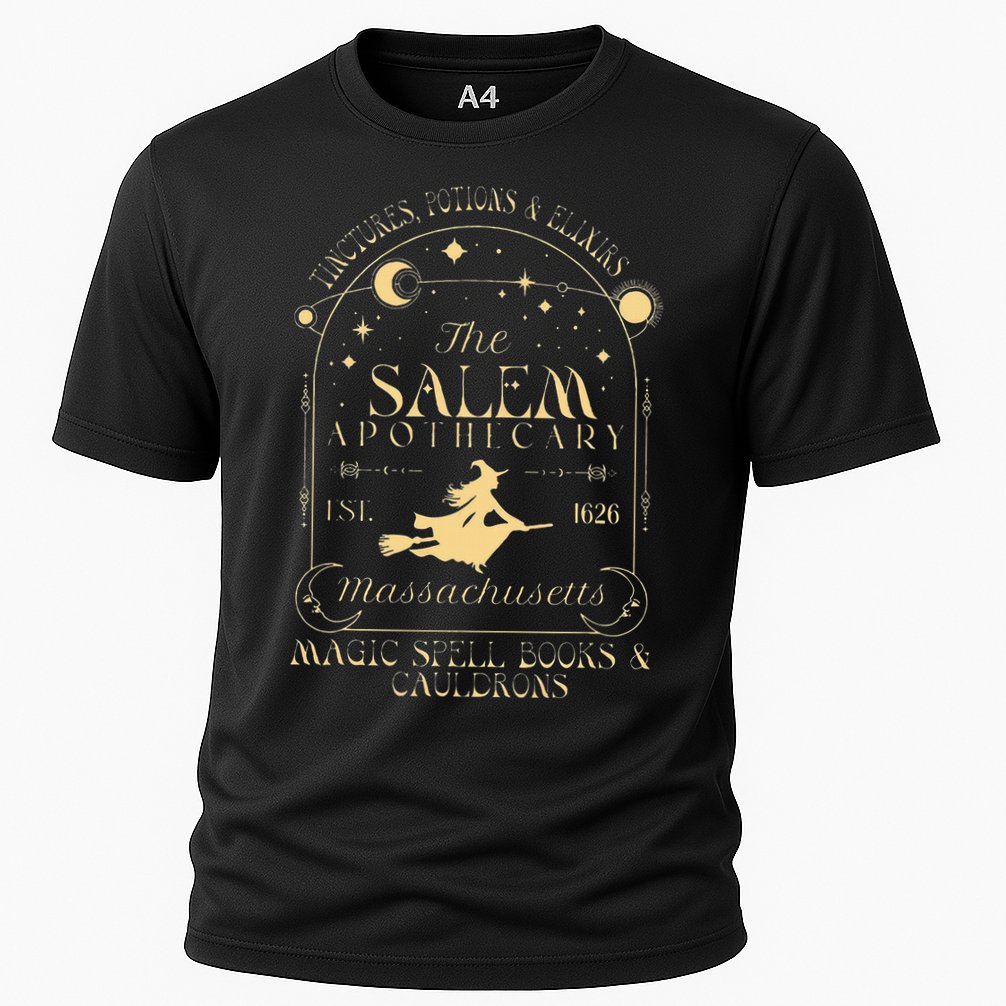 The Salem Apothecary Est 1626 Massachusetts Halloween Cooling Performance Crew T-Shirt
