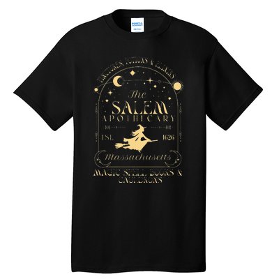 The Salem Apothecary Est 1626 Massachusetts Halloween Tall T-Shirt