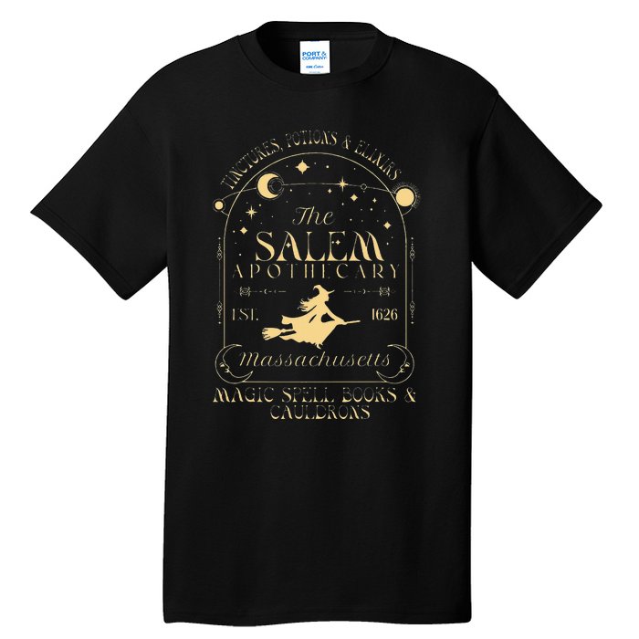 The Salem Apothecary Est 1626 Massachusetts Halloween Tall T-Shirt