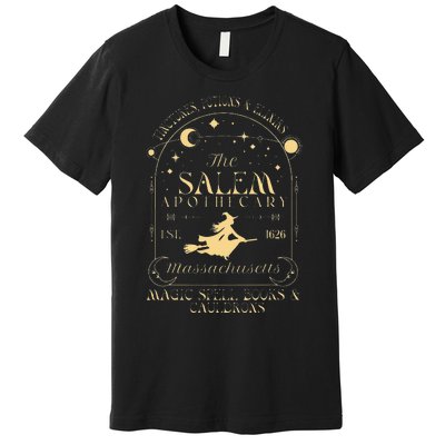 The Salem Apothecary Est 1626 Massachusetts Halloween Premium T-Shirt