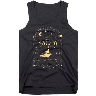 The Salem Apothecary Est 1626 Massachusetts Halloween Tank Top