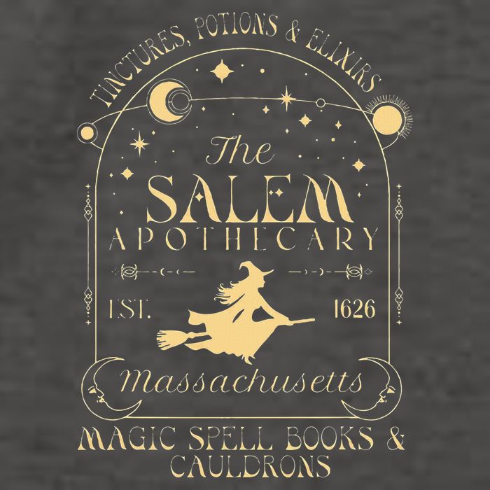 The Salem Apothecary Est 1626 Massachusetts Halloween Vector Backpack