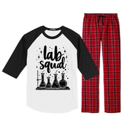 Testing Squad Analysis Samples Chemical Lab Technician Raglan Sleeve Pajama Set