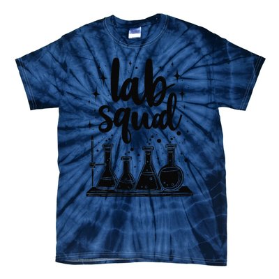 Testing Squad Analysis Samples Chemical Lab Technician Tie-Dye T-Shirt