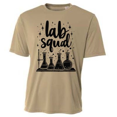 Testing Squad Analysis Samples Chemical Lab Technician Cooling Performance Crew T-Shirt