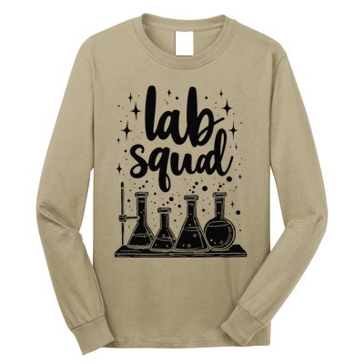 Testing Squad Analysis Samples Chemical Lab Technician Long Sleeve Shirt