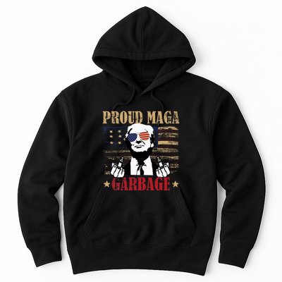 Trump Supporters Are Garbage Anti Biden Funny Trump 2024 Hoodie