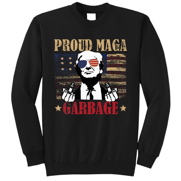 Trump Supporters Are Garbage Anti Biden Funny Trump 2024 Sweatshirt