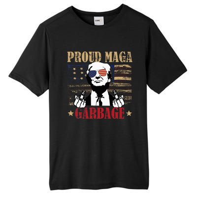 Trump Supporters Are Garbage Anti Biden Funny Trump 2024 Tall Fusion ChromaSoft Performance T-Shirt