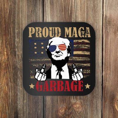 Trump Supporters Are Garbage Anti Biden Funny Trump 2024 Coaster