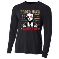 Trump Supporters Are Garbage Anti Biden Funny Trump 2024 Cooling Performance Long Sleeve Crew